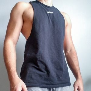 🦈 Gym Shark Black Cutoff